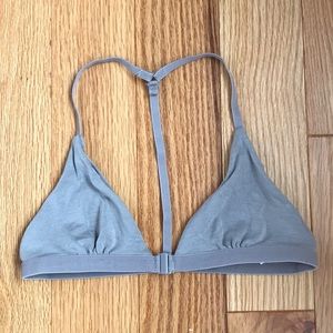Lululemon xs bra in warm gray. Never worn.